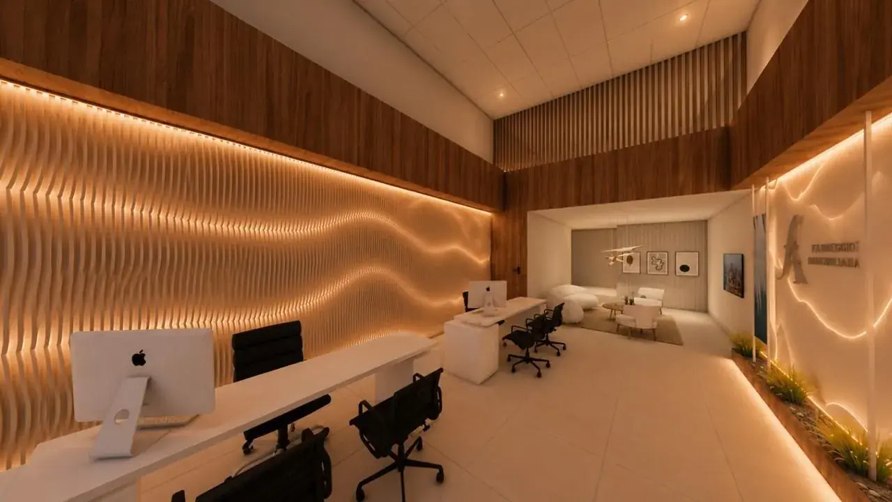 Interior de la oficina de FA Negocios Inmobiliarios